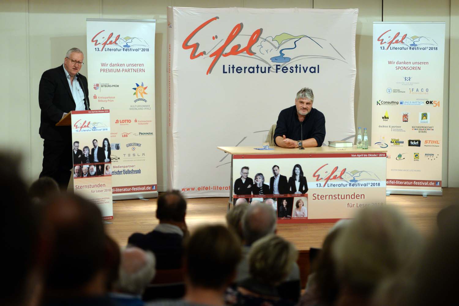 Raoul Schrott am 14. September 2018 in Bitburg