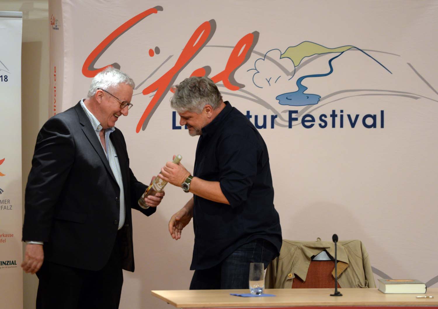 Raoul Schrott am 14. September 2018 in Bitburg