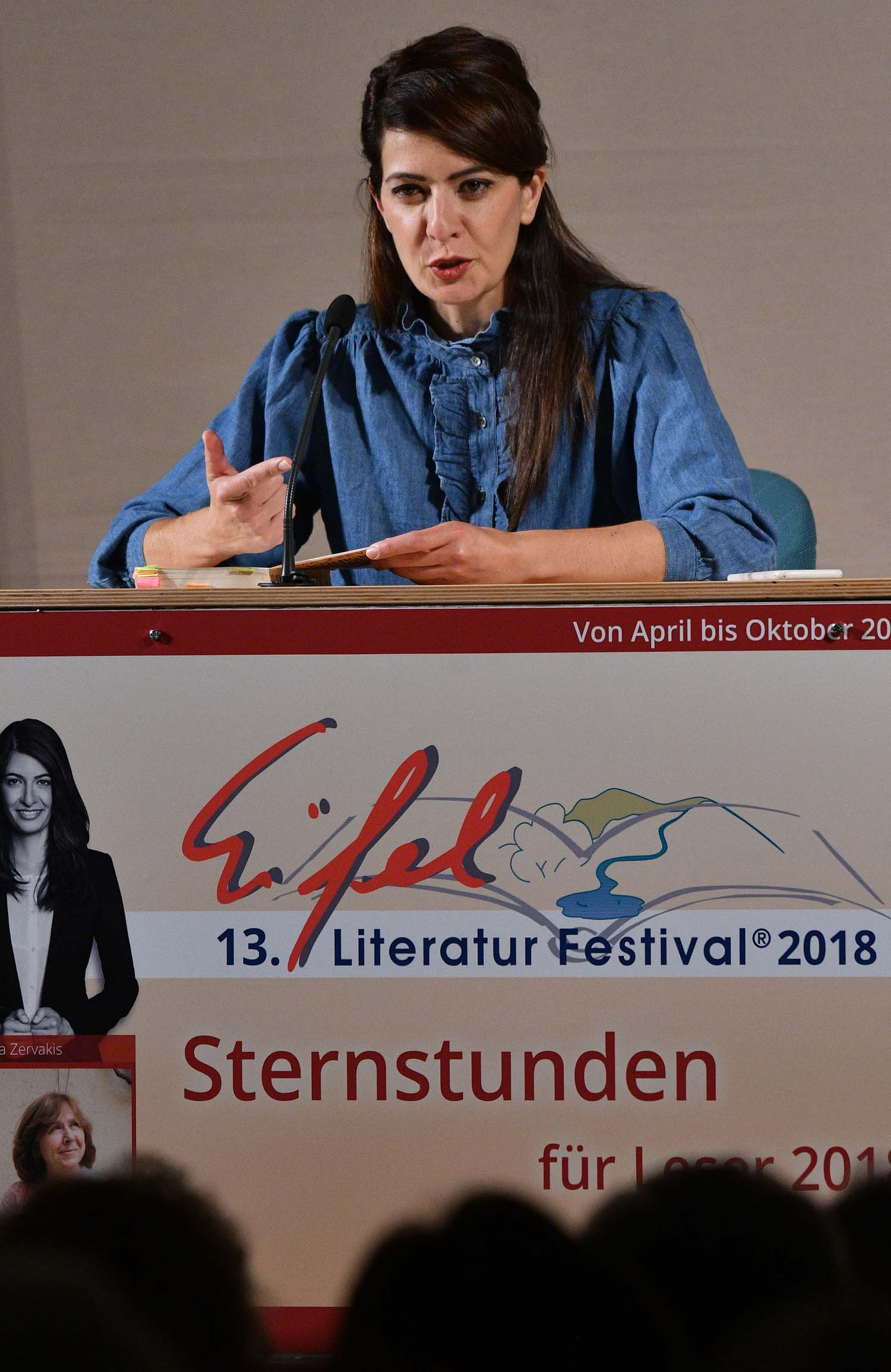 Linda Zervakis am 28. September 2018 in Daun