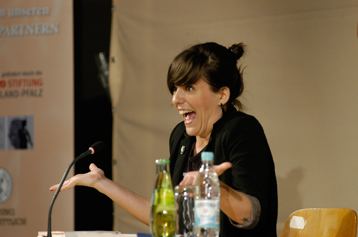 Sarah Kuttner am 14. Mai 2010 in Monschau