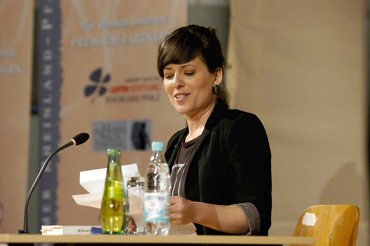 Sarah Kuttner am 14. Mai 2010 in Monschau