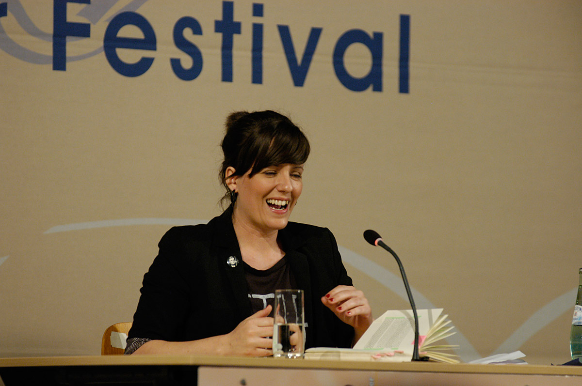 Sarah Kuttner am 14. Mai 2010 in Monschau