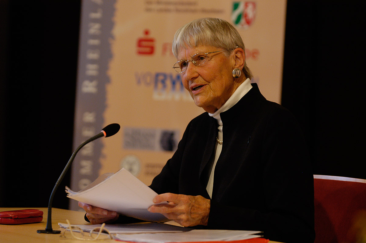 Inge Jens am 04. Juni 2010 in Bitburg