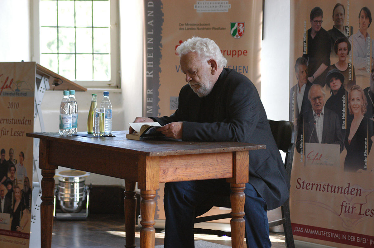 Jacques Berndorf am 11. September 2010 auf Schloss Bürresheim