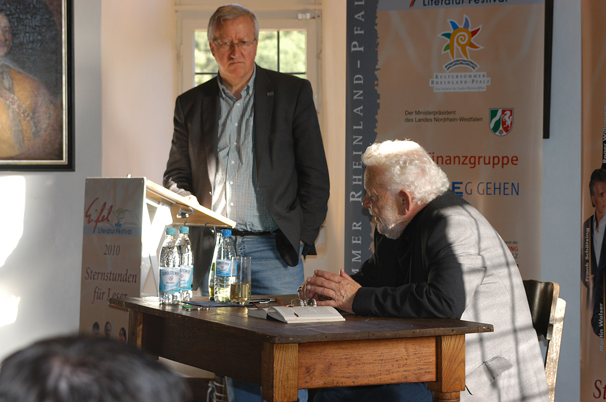 Jacques Berndorf am 11. September 2010 auf Schloss Bürresheim