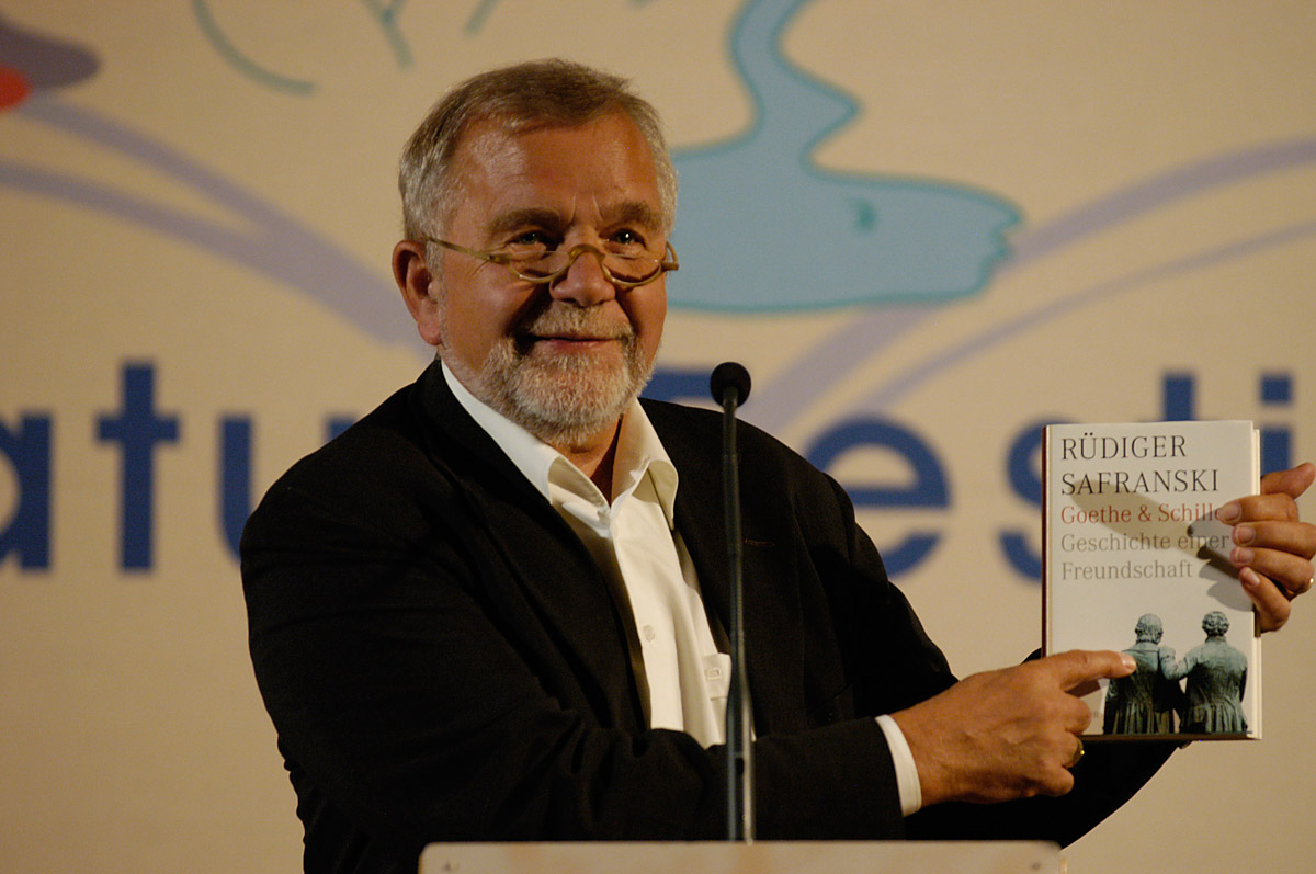 Rüdiger Safranski am 24. September im Kloster Steinfeld