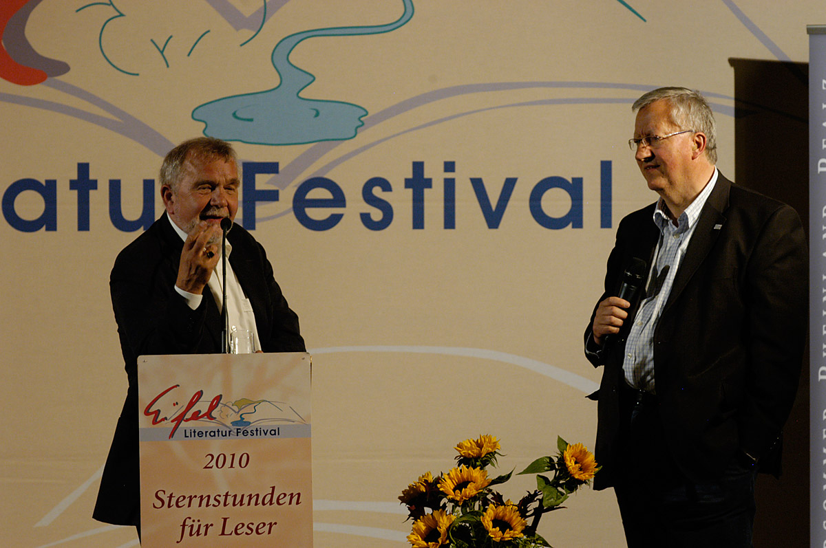 Rüdiger Safranski am 24. September im Kloster Steinfeld