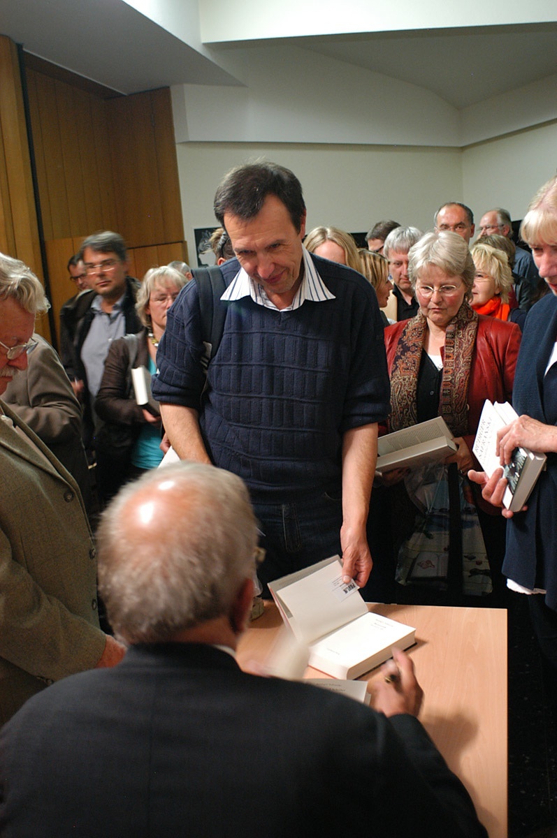 Rüdiger Safranski am 24. September im Kloster Steinfeld