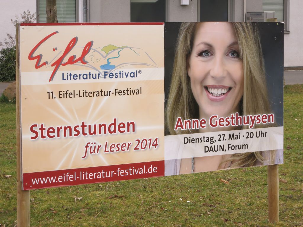 Wittlich, Daun, Prüm: Autorentafeln werben für das Festival