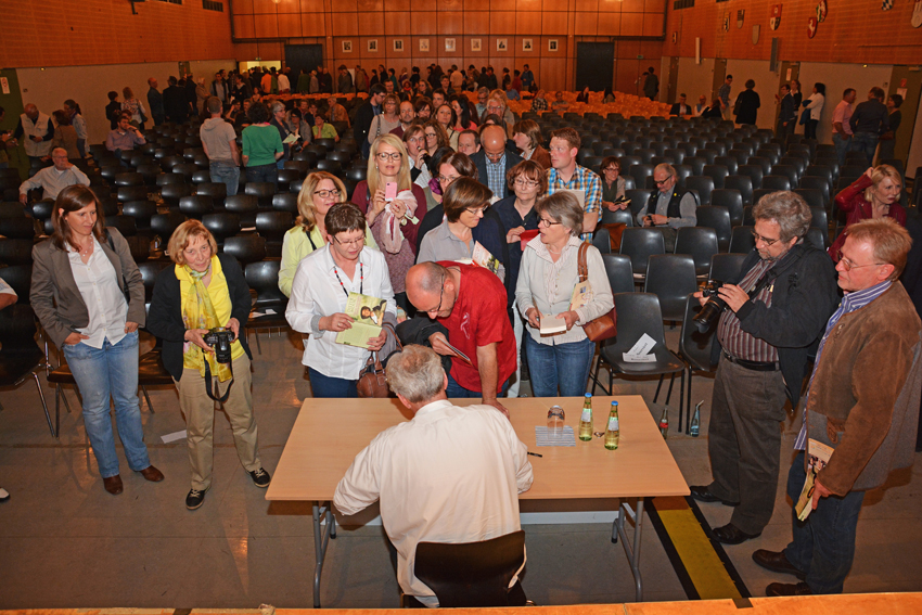 Dieter "Max" Moor am 25. April 2014 in Prüm