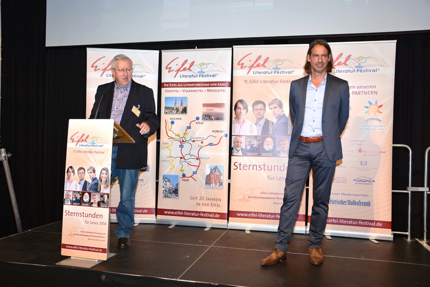 Richard David Precht am 9. Mai 2014 in Bitburg