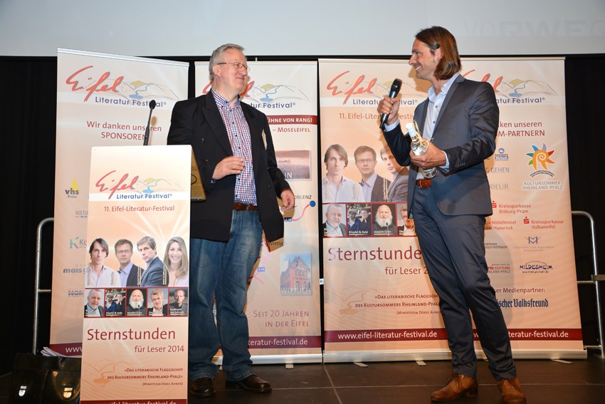 Richard David Precht am 9. Mai 2014 in Bitburg