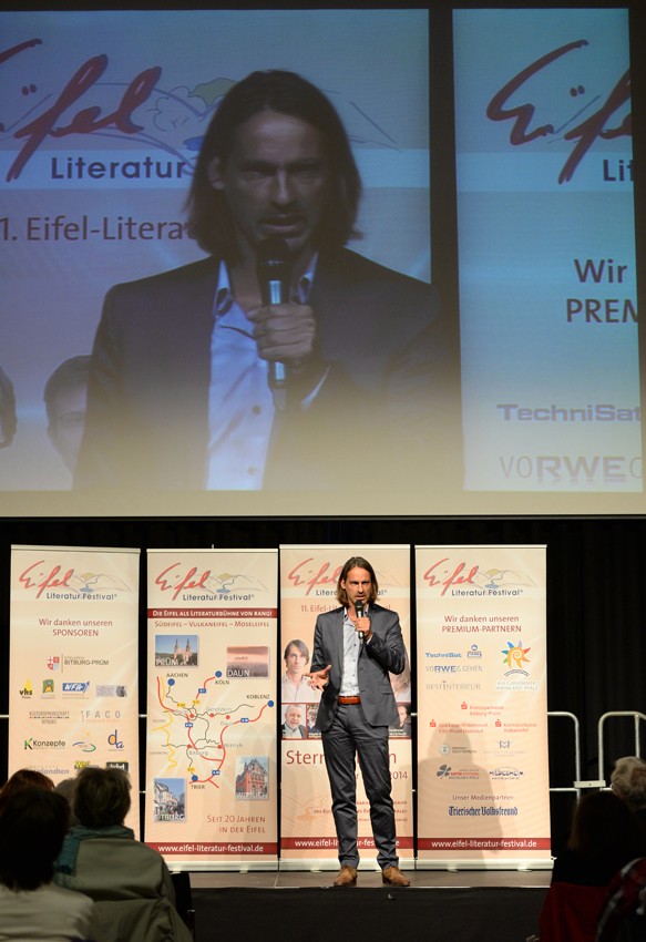 Richard David Precht am 9. Mai 2014 in Bitburg