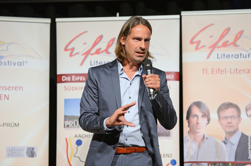 Richard David Precht am 9. Mai 2014 in Bitburg