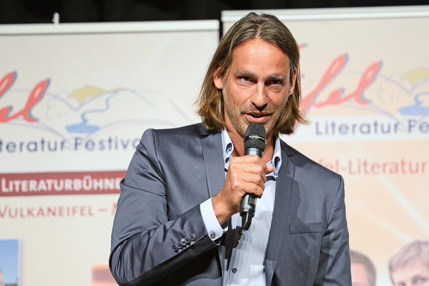 Richard David Precht am 9. Mai 2014 in Bitburg