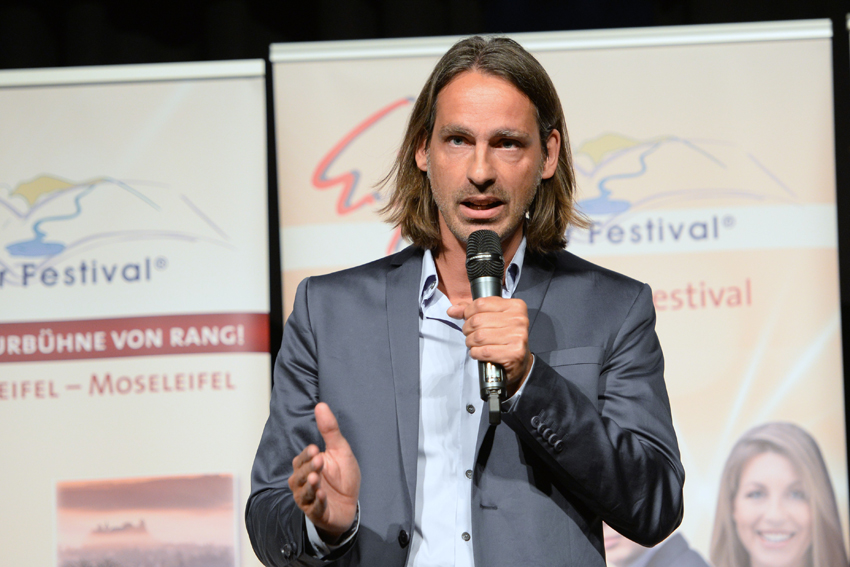 Richard David Precht am 9. Mai 2014 in Bitburg