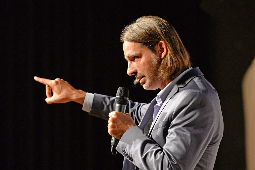 Richard David Precht am 9. Mai 2014 in Bitburg