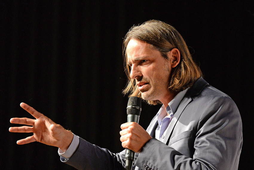 Richard David Precht am 9. Mai 2014 in Bitburg