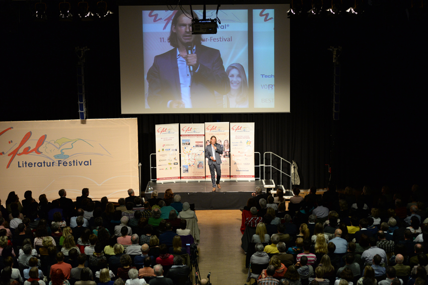 Richard David Precht am 9. Mai 2014 in Bitburg