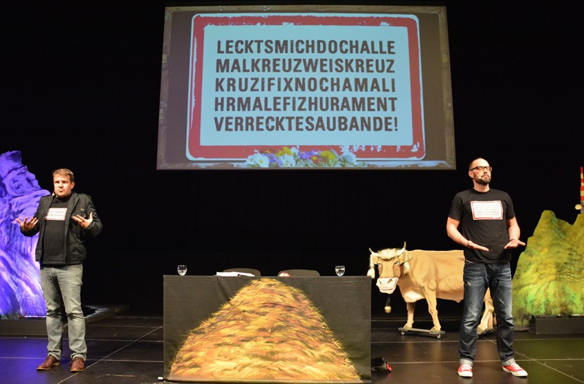 Klüpfel und Kobr am 16. Mai 2014 in Bitburg